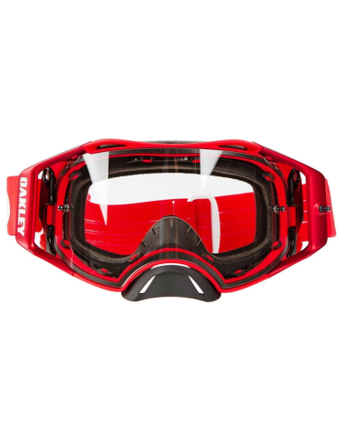 OAKLEY GOGGLE WITH CASE ABMX MOTO RED W CLEAR