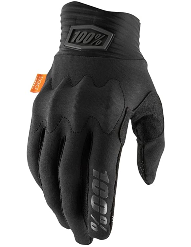 100% COGNITO D30 GLOVES BLACK /CHACOAL SM